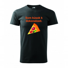 Pánske tričko pre páry - PIZZA - kúsok k dokonalosti