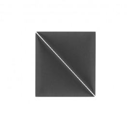 STEGU Čalúnený nástenný panel Mollis Melange ME31 30x30 cm čierny