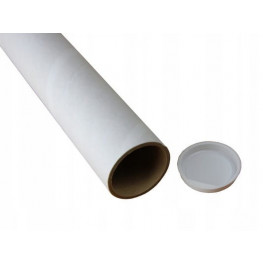 Papírový zásilkový tubus bílý 50x265mm 10ks