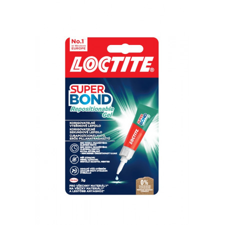 Loctite Super Bond Repositionable Gel 3g