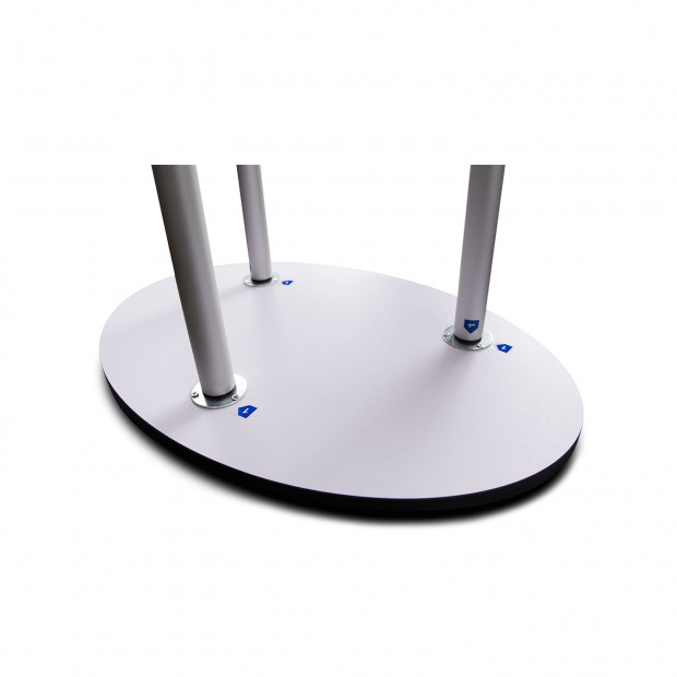 Ovaler LED-Tisch