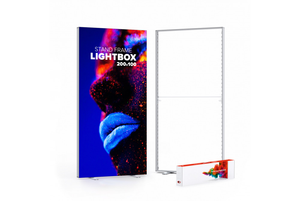 Lightbox-Display-System mit LED-Technik