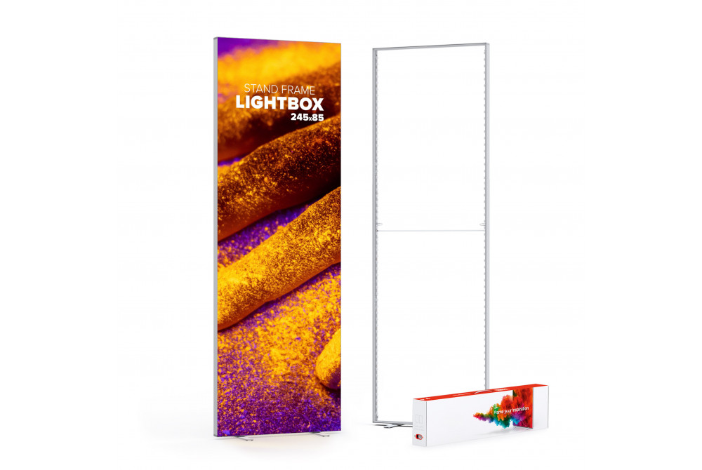 Lightbox-Display-System mit LED-Technik