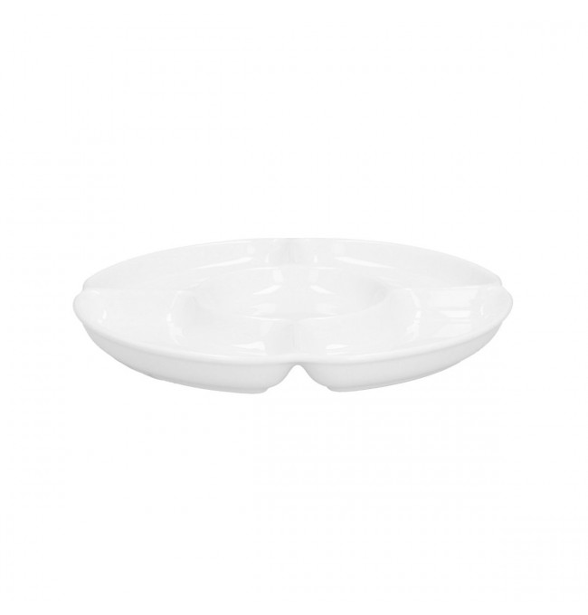 Servírovací tanier AURO biely ALL 991046