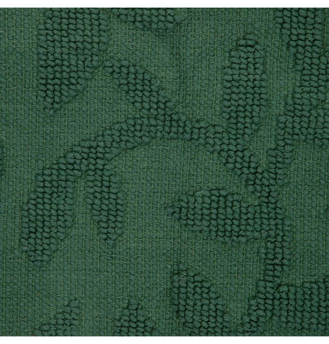 Koupelnový kobereček CHELLI zelený s listy 864273