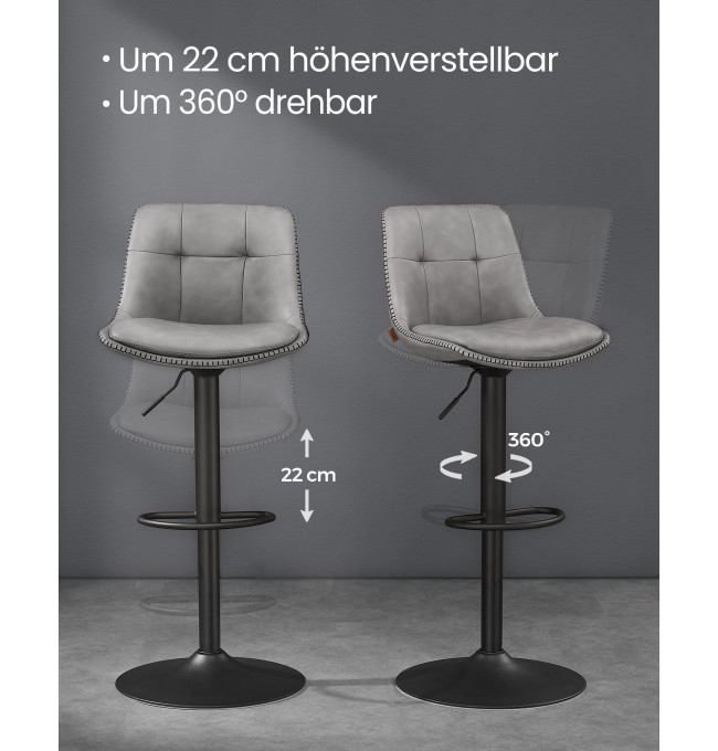 Set dvoch barových stoličiek LJB095G01