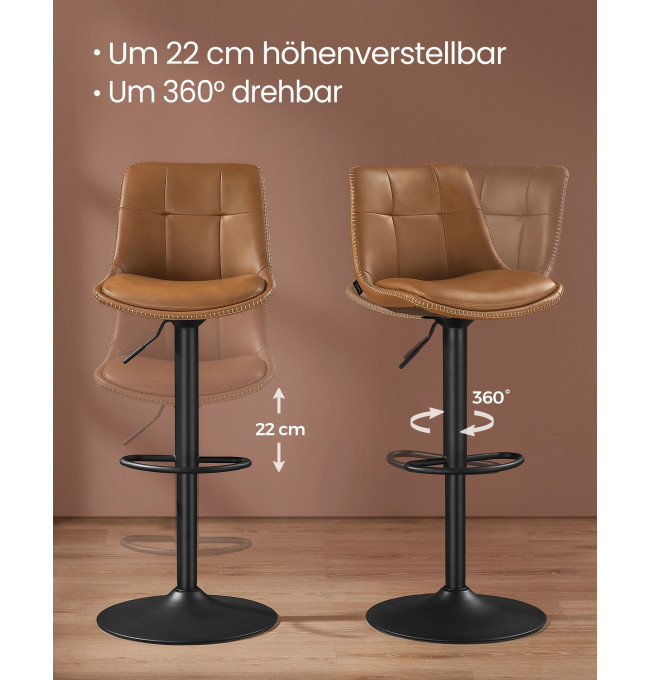 Set dvoch barových stoličiek LJB095K01