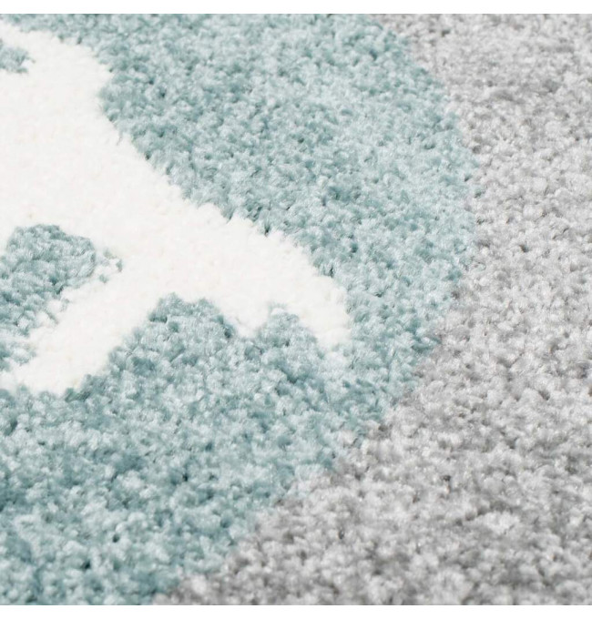 Detský koberec Bubble Kids 1319 šedý