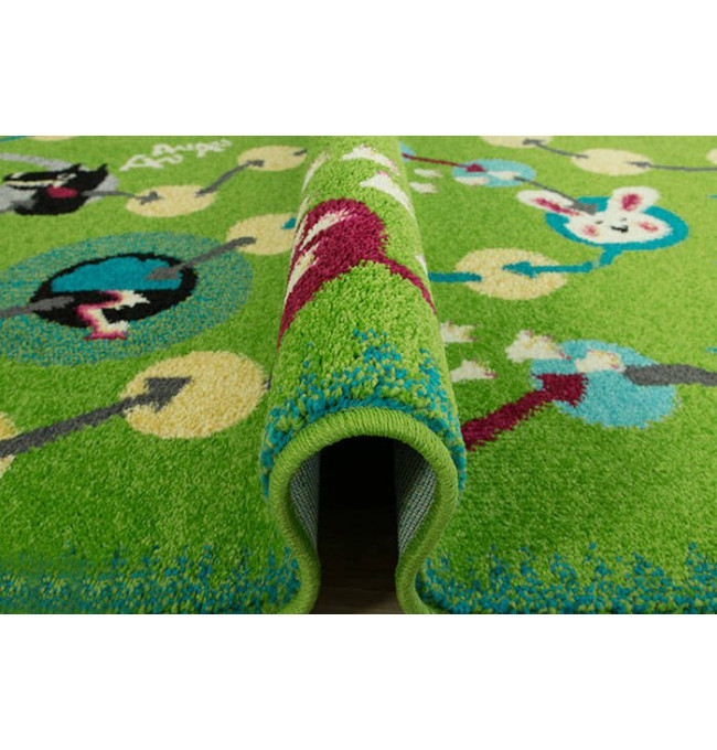 Detský koberec Funky Myk zelený