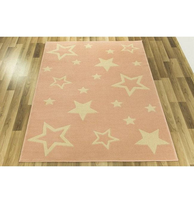 Dětský koberec KIDS 533744/85822 Hvězdy růžový