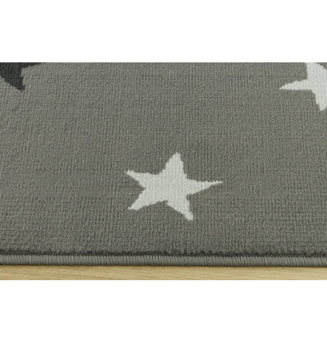 Dětský koberec Kids 533752/89911 Hvězdy šedý