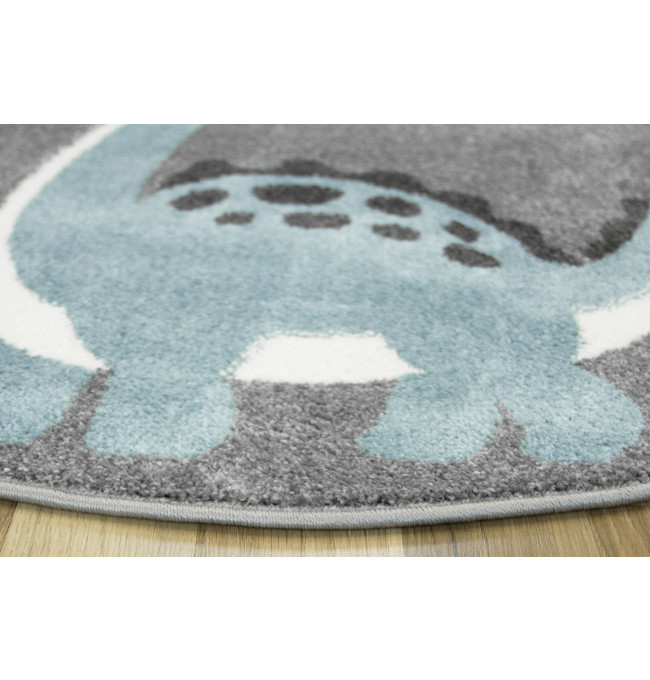Detský koberec Lima C880A sivý / tyrkysový