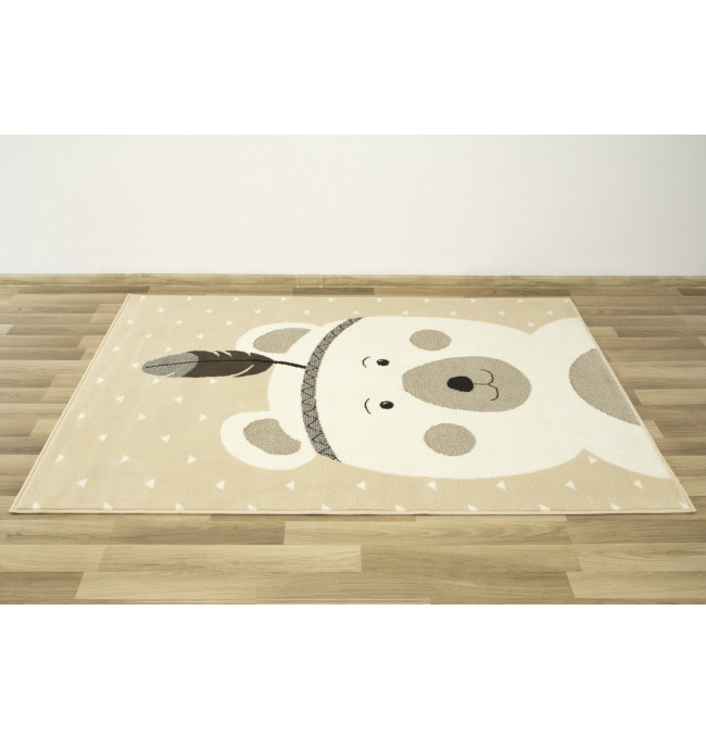 Detský koberec Luna Kids 534222/97955 - Medvedík indián, slonia kosť