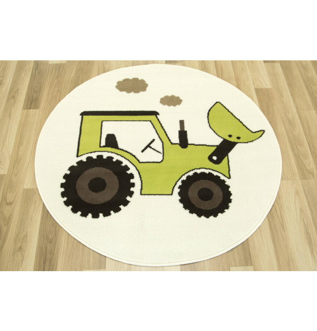 Detský koberec Luna Kids 534457/67935 Traktor,  krémový