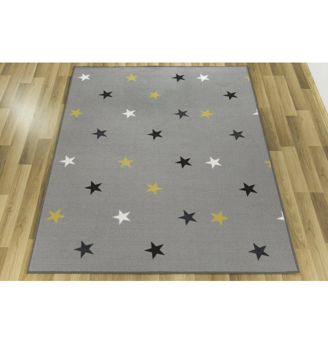 Dětský koberec Stars 19 šedý