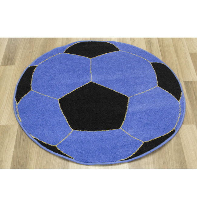 Dětský koberec Weliro míč, modrý