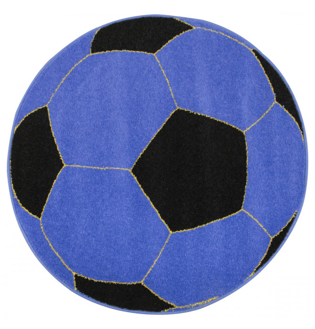 Dětský koberec Weliro míč, modrý