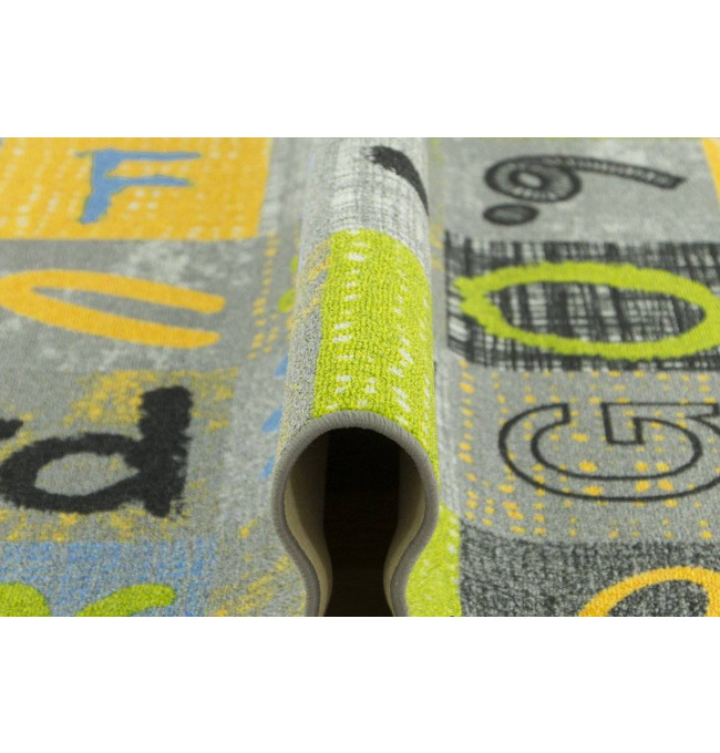 Dětský metrážový koberec Blackboard potisk