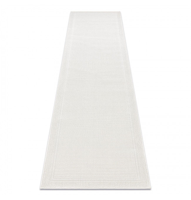 Šnúrkový koberec / behúň SIZAL TIMO 5979 biely 