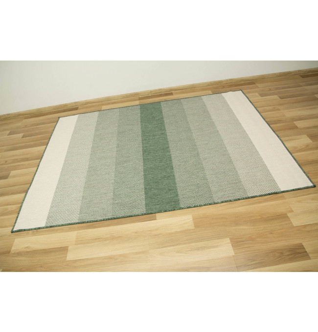 Šňůrkový oboustranný koberec Brussels 205248/10510 zelený