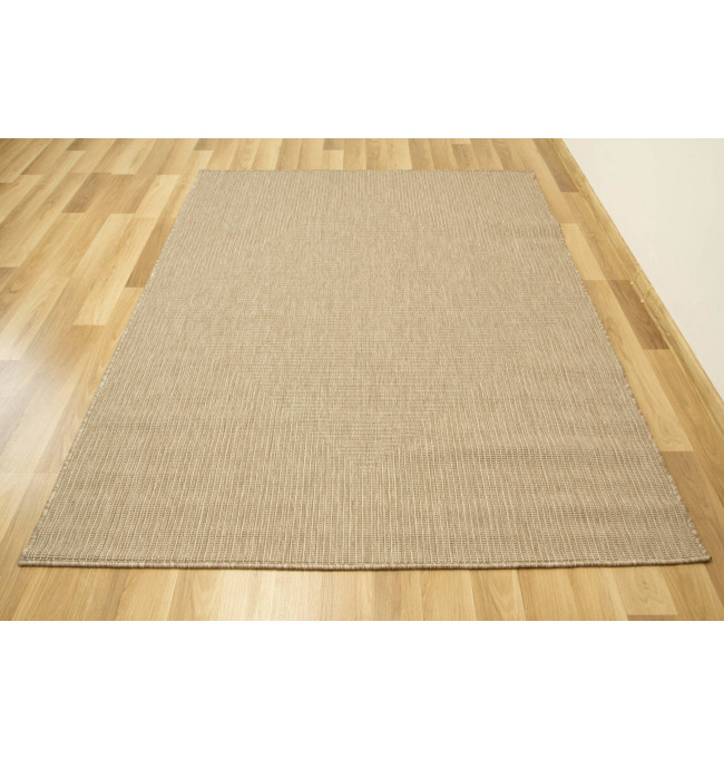 Šňůrkový oboustranný koberec Brussels 205697/10610 béžový/krémový