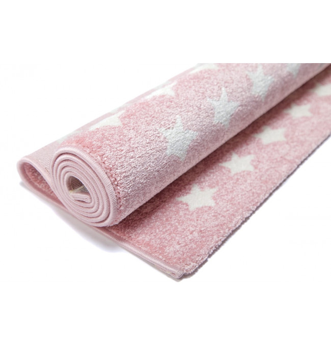 Detský koberec 3D spiaci macko, ružový