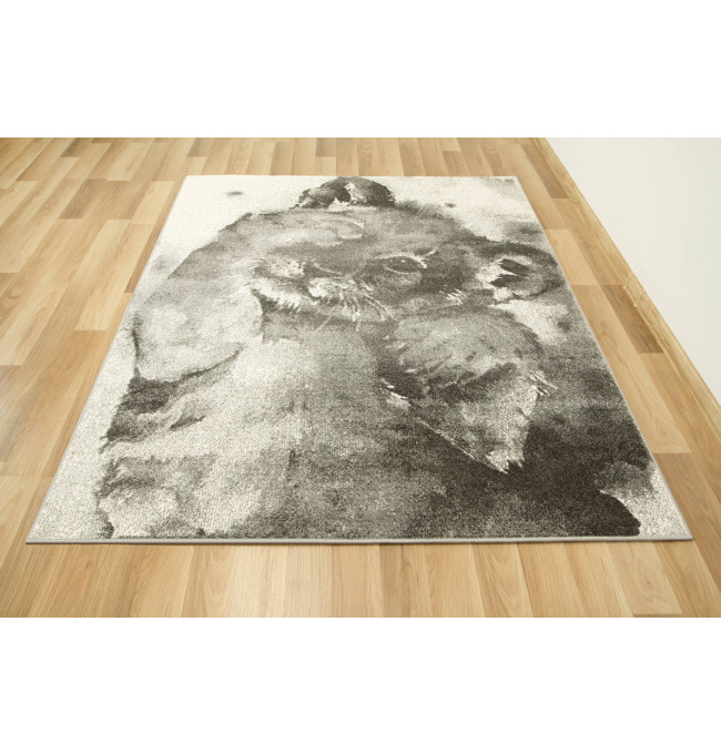 Dětský koberec Lima 9362A šedý / krémový