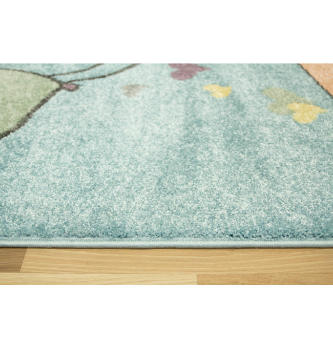 Dětský koberec Lima 9393B modrý/růžový