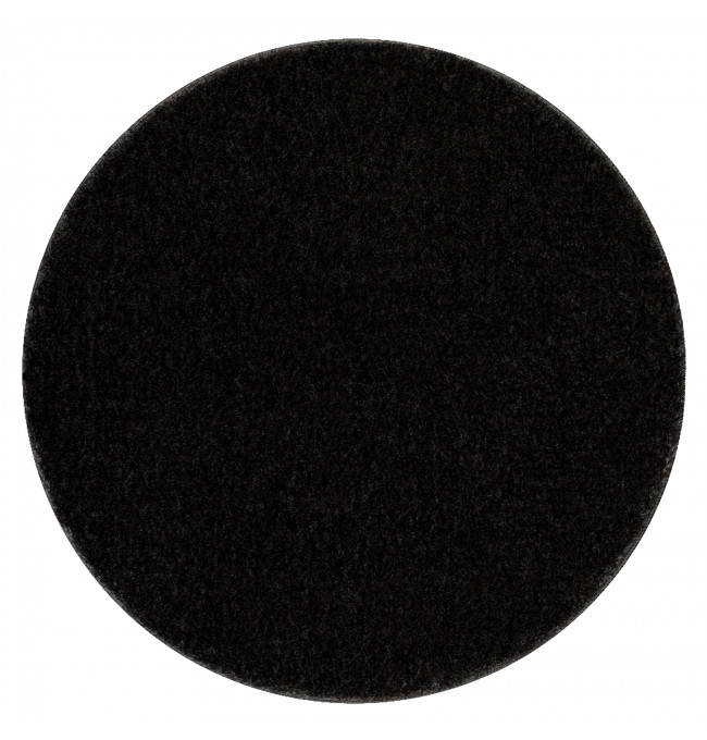 Kúpeľňový koberček SANTA čierny kruh