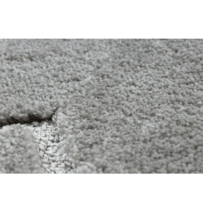 Koupelnový kobereček SUPREME LINES linie, šedý kruh
