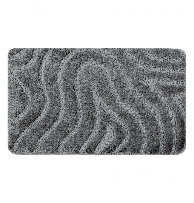 Koupelnový kobereček SUPREME WAVES vlny, šedý