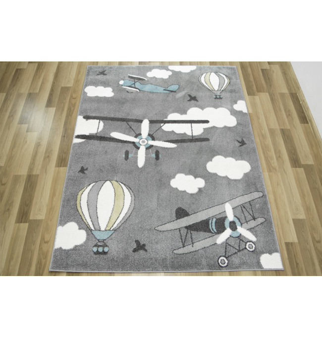 Detský koberec Lima 9359B sivý/krémový