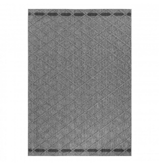 Šňůrkový koberec Patara kostka šedý