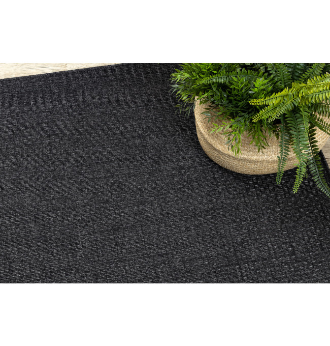 Šnúrkový koberec SIZAL TIMO 0000 čierny 