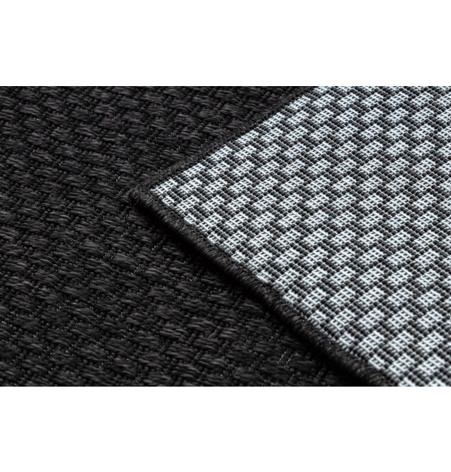Šnúrkový koberec SIZAL TIMO 6272 outdoor čierny 