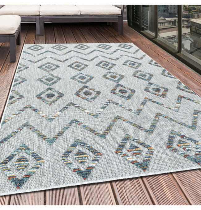 Šňůrkový koberec Bahama 3D Boho vícebarevný