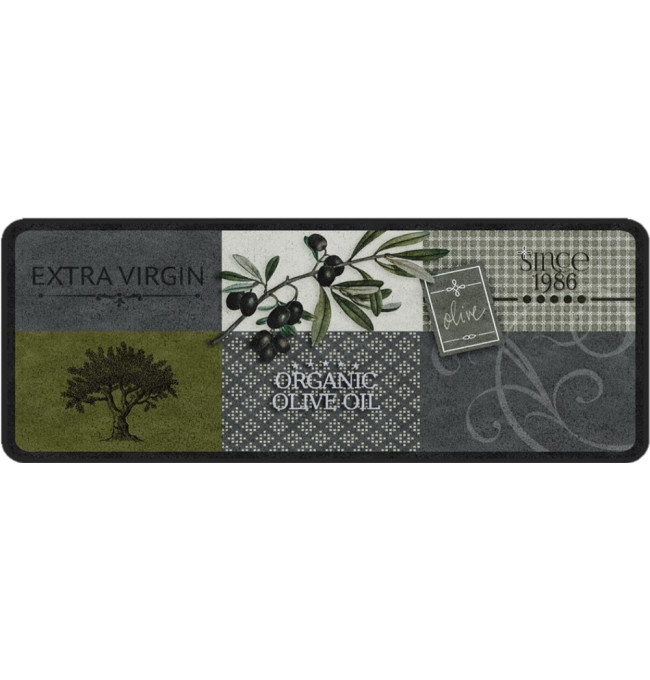Kuchyňský koberec s motivem oliv