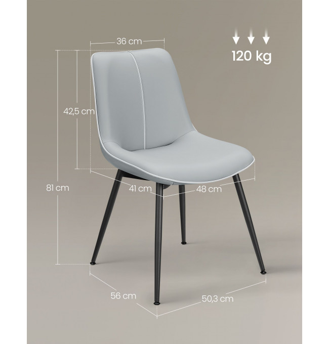 Set dvou jídelních židlí LDC140G02 (2ks)