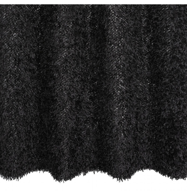 Hotová záclona MARION čierna - na páske