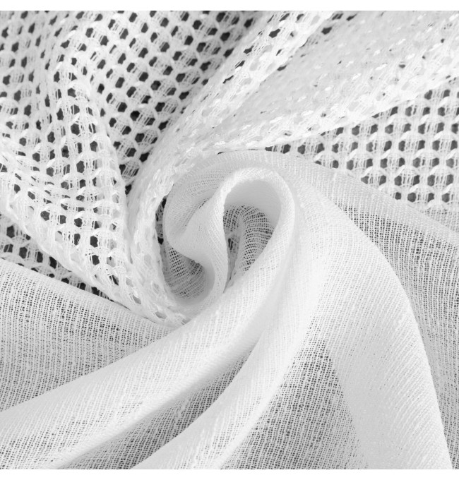 Hotová záclona MARISA biela - na priechodkách