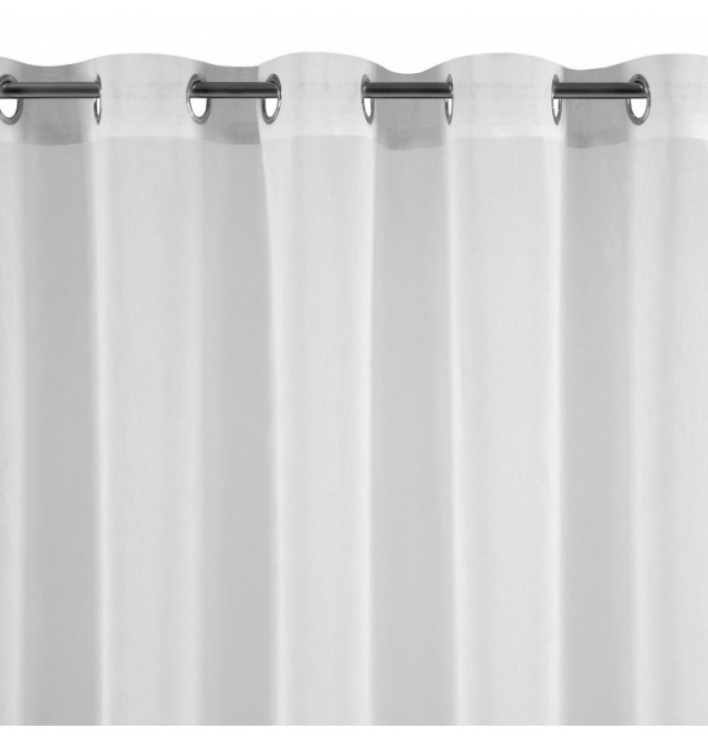 Hotová záclona ARLES bílo-stříbrná - na průchodkách