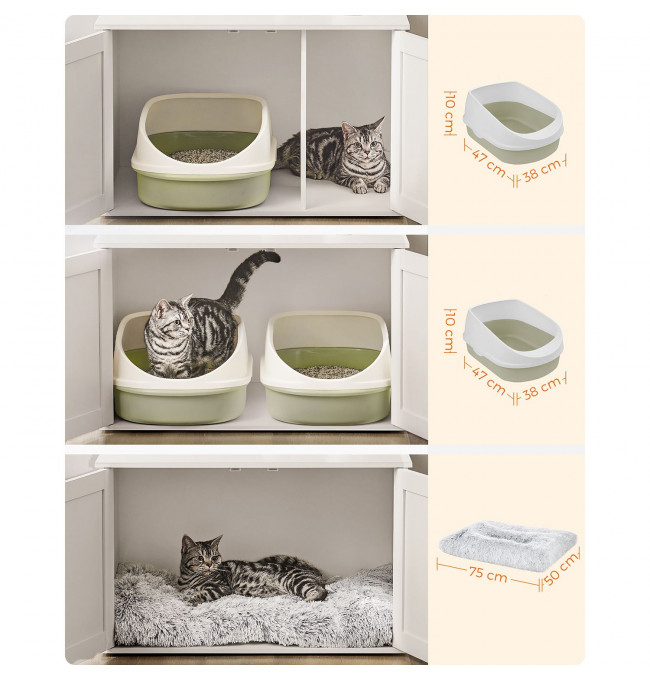 Kočičí toaleta / skříňka PCL002W01