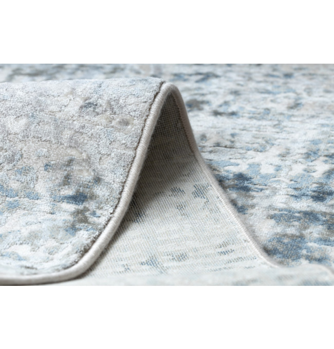 Koberec AKRYL ELITRA 6202 Abstrakce - strukturální sloní kost / modrý