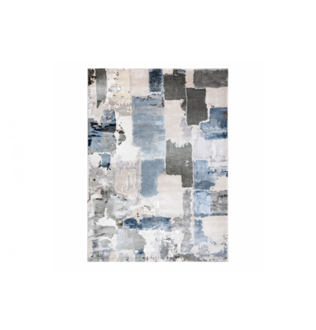 Koberec AKRYL ELITRA 6215 Abstrakcia sivý / modrý