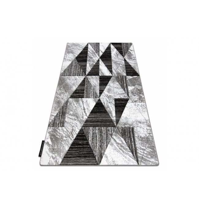 Koberec ALTER Nano Trojúhelníky šedý