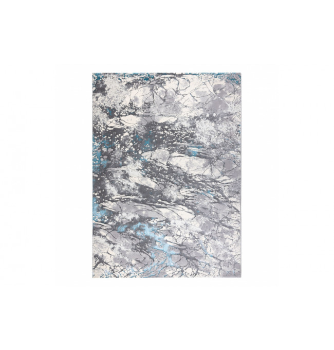 Koberec CORE W9789 Abstrakcia - šedý / modrý