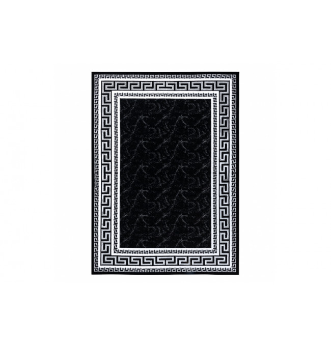 Koberec GLOSS 2813 87 styl, greek - černý, šedý