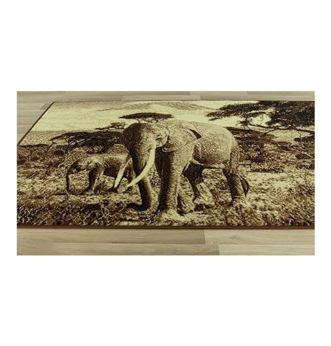 Koberec Makata -Slony, béžový