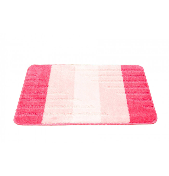 Sada koupelnových koberečků VIC růžová, pruhy