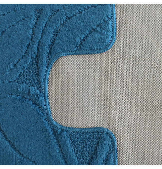 Sada koupelnových koberečků Montana Flora Ink Blue